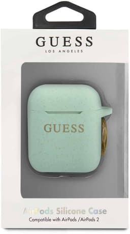 GUESS Silicone Case AirPods 1 / AirPods 2 - Groen — thumbnail 3