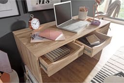 Nancy's Altoona Bureau - Kantoortafel - Computertafel - Laptoptafel - Jeugdbureau - Eiken - Sonoma — thumbnail 5