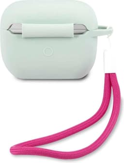 GUESS Vintage Siliconen Geschikt voor AirPods Pro Case - Mint Groen — thumbnail 4