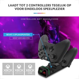YONO Oplaadstation geschikt voor Xbox Controller - Oplader met 2 Accu Battery Pack - Accessoires Series X S — thumbnail 3