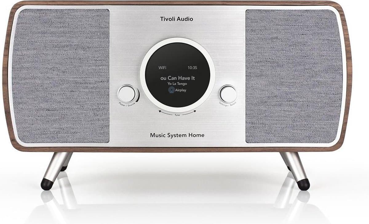 Tivoli Audio - Music System Home (Gen. 2) - Alles-in-een-Hifi-systeem - Walnoot/Grijs — afbeelding 1