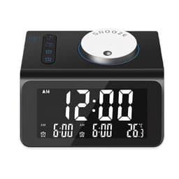 Eagle Wekkerradio - Digitale Wekker - met Dimbaar Display, Temperatuur en Dual USB — thumbnail 1