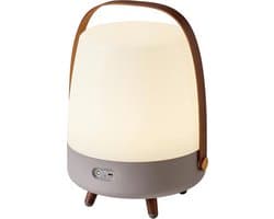 Kooduu Lite-Up PLAY Earth - Draadloze Bluetooth Speaker en Deense Design LED-Lamp in één - tot ruim 10 uur wireless muziek streamen