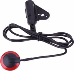 Premium Contact Microfoon voor Pickup Instrument - Gitaar, Viool & Ukelele - Contactmicrofoon - 1/4 Jack - Zwart/Rood — thumbnail 2