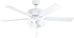 EGLO Las Palmas Plafondlamp met ventilator - 132cm - AC longer life - Wit — thumbnail 1
