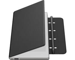 Beschermhoes met Penhouder voor 7.3 Inch E-reader, Magnetische Slaap/Waak Functie, Zwart Denim