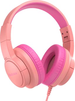Blackview FitBuds K1 Over-ear hoofdtelefoon - On Ear bedrade opvouwbare hoofdtelefoon voor kinderen - beperkt volume, 3,5 mm- en USB-C-kabel meegeleverd - Roze — thumbnail 4