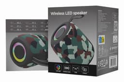 GMB-Audio Bluetooth Speaker LED Camouflage Draadloos — thumbnail 2