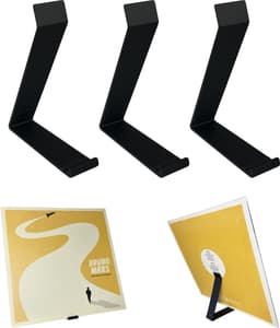 LP Standaard - 3 Stuks - Zwart - Platenhouder - Vinyl rek - LP Display — thumbnail 1