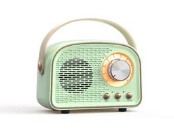 Draagbare desktop subwoofer retro Bluetooth-luidspreker - Roze