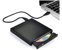 longziming -Externe CD/DVD Speler en Brander – Compacte USB-C & USB 3.0 DVD-Drive voor PC en Laptop – Plug & Play – Geschikt voor Windows