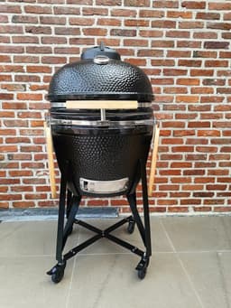Kamado BBQ 22 Inch Large | Keramische Houtskool BBQ | Divide & Conquer | Incl. Fiberglass Afdichting — thumbnail 1