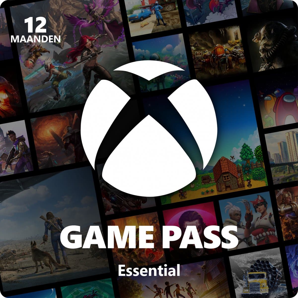 Xbox Game Pass Essential - 12 maanden - Xbox, PC, Cloud Gaming — afbeelding 1
