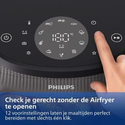 Philips 3000 Series Airfryer NA330/00 – 6,2 L – Rapid Air Plus – Kijkvenster – Touchscreen — thumbnail 11