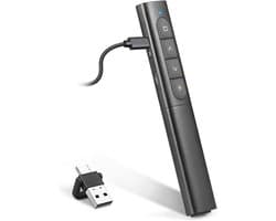 Draadloze Presenter USB/Type-C met Hyperlink en Volumeregeling voor Presentaties