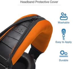 Dubbellaags Neopreen Hoofdbandhoes voor Audio Hoofdtelefoons - Bandbescherming in Levendige Kleuren — thumbnail 3