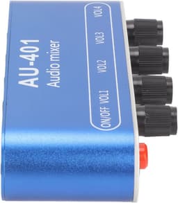 Mini 4-kanaals Stereo Mixer met Volume-aanpassing en 3.5mm Uitgang voor Laptop en Hoofdtelefoon — thumbnail 4