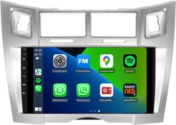 CarPlay autoradio geschikt voor Toyota Yaris | 2005 t/m 2012 | Android 13 | Draadloos Apple CarPlay & Android Auto | 2GB + 32GB | 8-Core | Davilon | 2025 model | 2005 2006 2007 2008 2009 2010 2011 2012 | Bluetooth & Wifi — thumbnail 1