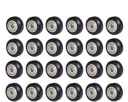 V-Slot POM Wielen Set voor 3D-printer (24 Stuks) - Geschikt voor Lijngeleiding