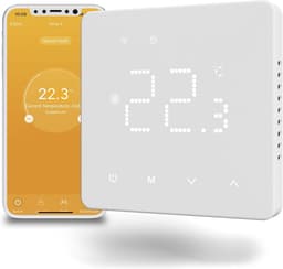 Slimme Thermostaat voor Elektrische Vloerverwarming met Wifi en App Bediening — thumbnail 1
