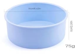 Siliconen Bakvorm Rond 15 cm - 2 Stuks voor Airfryer en Taarten — thumbnail 5