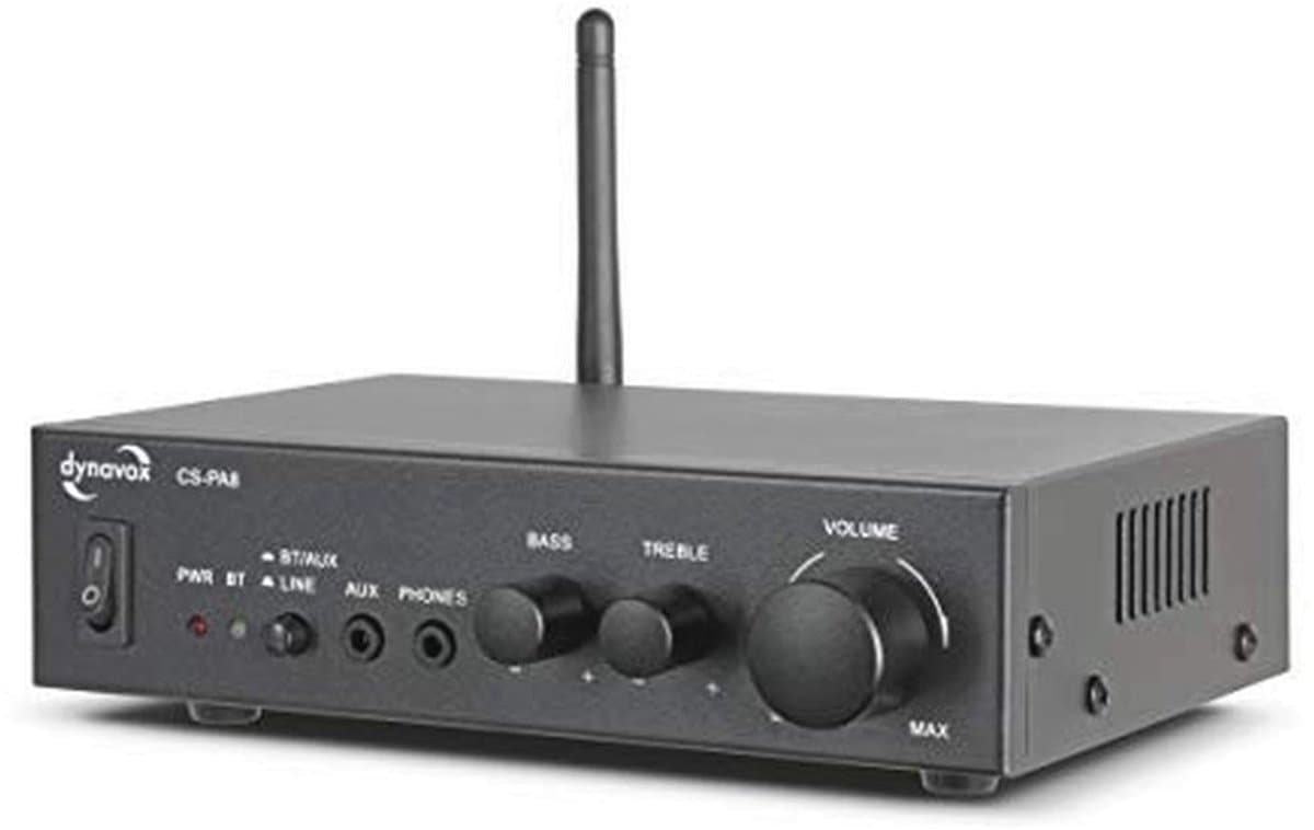 Mini Versterker met Bluetooth 5.0 en Hoofdtelefoonaansluiting - Krachtige Digitale Stereo Versterker — afbeelding 1
