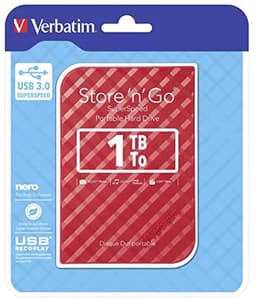 Draagbare harde schijf 1 TB USB 3.0 - Rood — thumbnail 3