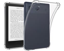 Transparante hoes voor 15,24 cm (6 inch) Kobo Clara - Ultra zachte TPU skin bumper met versterkte hoeken