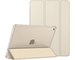 Ultra Dunne Beschermhoes voor iPad Air 1 & 2 met Automatische Slaap/Waak Functie - Transparant Achterkant