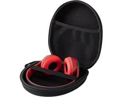 Duurzame Nylon Hoofdtelefoon Tas - Universele Maat - Geschikt voor Sony MDR-XFB950BT - MDRZX310 - COWIN E7 - Bose QC25 - Grado SR80 Black