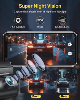 4K Dashcam met 5G WiFi en GPS — thumbnail 3
