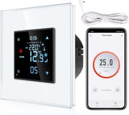 Slimme Inbouw Thermostaat met Sensor voor Vloerverwarming en Boiler | Wifi & Spraakbesturing — thumbnail 1