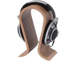 Houten Hoofdtelefoonhouder - Bureau Ophanger Koptelefoon Display Plank Rek - Voor Vrijwel Alle On-Ear Hoofdtelefoons