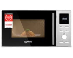 TZS First Austria Vrijstaande Magnetron - Grill - 1100 watt - 20 liter - RVS -Zilver