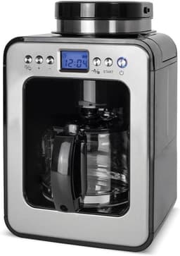 SNJY® Koffiemachine met Bonen - Volautomatische Koffiemachine - Espressomachine - 600 W - Zwart — thumbnail 2