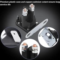 725-1426 Starter Solenoid voor MTD 925-1426 925-1426A 725-1426A 725-0771 925-0771 voor Snapper 18817 75671 voor Toro 112-0309 334009 B 435 0 65 Grasmaaier 12V 80Amp Starter Relais Solenoid — thumbnail 5