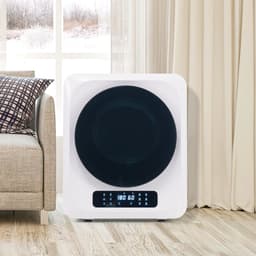 Re-purelife® Compacte Wasdroger met UV-Desinfectie - 6 Programma's - 3-4 kg Capaciteit - Geschikt voor Opbouw of Opstelling - Stille Werking & Helder LED-Display - Wit — thumbnail 7