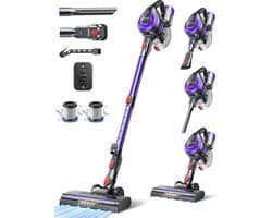 CYRO - Stofzuiger - Stofzuiger zonder zak - Stofzuiger draadloos - Draadloze Stofzuiger - met HEPA Filter - 40 minuten looptijd