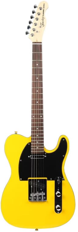 Elektrische gitaar - Met gratis lessen - Fazley FTL218 - Geel — thumbnail 1