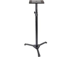 White-Label® Luidspreker Standaard - Speaker Vloerstandaard - Extra Stevig - Zwart