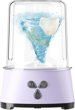 Draagbare wasmachine, compacte wasmachine voor ondergoed, lange batterijduur met grondige reiniging voor sokken, babykleding en intieme kleding — thumbnail 1