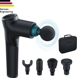 Beurer MG 185 Massageapparaat - Rug Massage Apparaat - Massage Gun - 5 Opzetstukken/koppen - 9 Intensiteitsniveaus - 3 Programma's - Krachtige batterij: 5,5 Uur gebruiksduur - Opbergkoffer - 3 Jaar garantie - Zwart — thumbnail 1