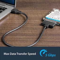 SATA naar USB kabel - 2,5" SATA III harde schijf adapter - extern converter voor SSD/HDD datatransfer — thumbnail 2