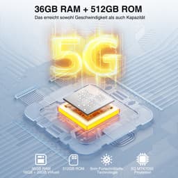 DOOGEE VMAX PLUS 5G - Robuuste Smartphone - Robuuste Telefoon - 36 GB ROM + 512 GB ROM - 22000 mAh/33 W- 200 MP + 32 MP + 20 MP nachtzicht - 6,58 inch FHD+ 120 Hz IPS - NFC - Face ID - Wi-Fi 6 - dubbele luidsprekers - Grijs — thumbnail 5
