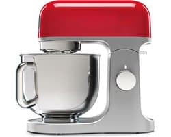 AMA® Mixer met Mengkom - Keukenmachine - Kneedmachine - 38.5x24x35.5cm - Rood