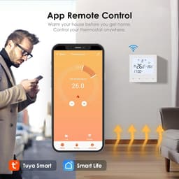 Slimme Wifi Thermostaat voor Elektrische en Water Vloerverwarming met Spraakbesturing — thumbnail 5