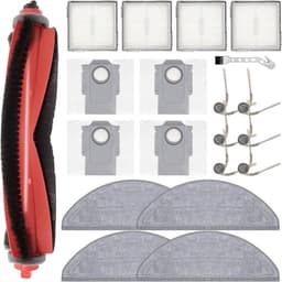 20 Stuks accessoires geschikt voor Roborock Q10 S5/Q10 S5+/Q10 X5 robotstofzuiger - Stofzuiger onderdeel - Stofzuigeraccessoires - 1 hoofdborstels, 4 stofzakken, 4 dweilpads, 4 HEPA-filters, 6 zijborstels, 1 reinigingsborstel — thumbnail 1