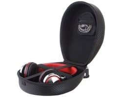 Koptelefoon Case - Harde Beschermhoes - On-ear/Over-ear - Inclusief Handvat - Verwijderbare Zak - Koptelefoon Hoesje - Krasbestendig - Stootvast - Geschikt voor Opvouwbare, Niet-opvouwbare Hoofdtelefoons, Evenals Bedrade, Draadloze Hoofdtelefoons