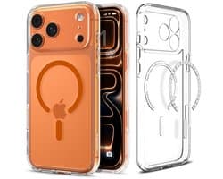 Spigen Ultra Hybrid Magsafe, Transparant Oranje - Iphone 17 Pro Max