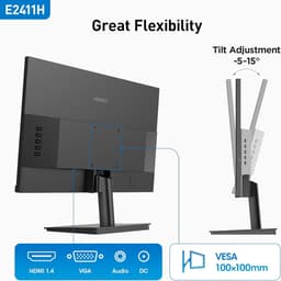 Koorui E2411H - Full HD IPS Monitor - 24 Inch - 120 Hz - 6 ms — thumbnail 3